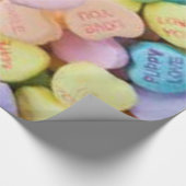 Valentijns snoep gesprekspartner cadeaupapier (Hoek)