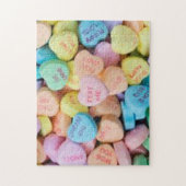 Valentijns snoep gesprekspartner legpuzzel (Verticaal)