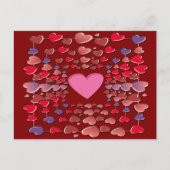 Valentijns Snoep Verkleurd Briefkaart van het Patr (Voorkant)