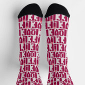 Valentijns Sokken Rood Retro (Top)