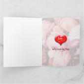 Valentijns stuurt je liefdesfotokaart kaart (Binnen)