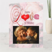 Valentijns stuurt je liefdesfotokaart kaart (Voorkant)