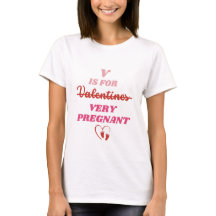 Valentijns T-shirt voor zwangerschapsaankondiging