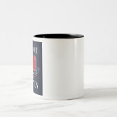 Valentijns Tattoo Tweekleurige Koffiemok (Center)