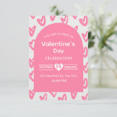 Valentijns Uitnodigingskaart Kaart (Staand voorkant)