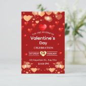 Valentijns Uitnodigingskaart Kaart (Staand voorkant)