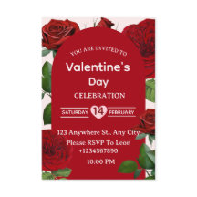 Valentijns Uitnodigingskaart