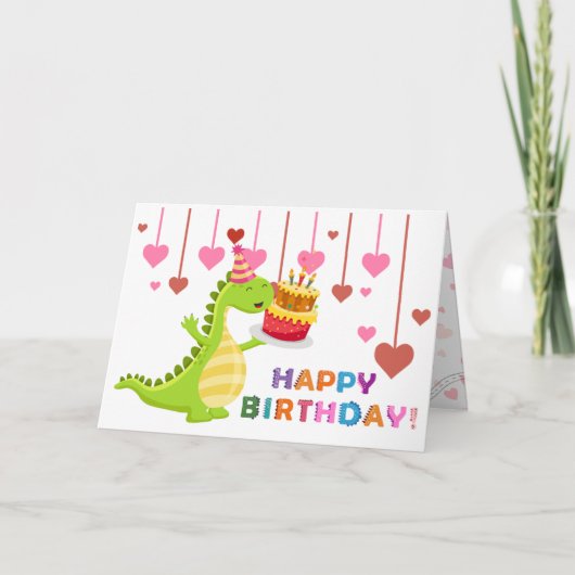 Valentijns Verjaardag - kinderen, jongens, leeftij Bedankkaart (Voorkant)