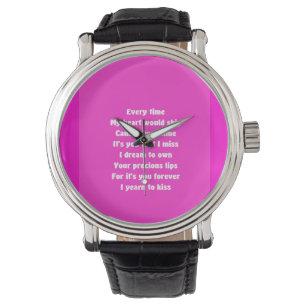 Valentijns voor altijd je liefde horloge