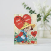 Valentijns voor kinderen feestdagenkaart (Staand voorkant)