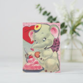 Valentijns voor kinderen feestdagenkaart (Staand voorkant)