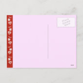 Valentijns voor kinderen feestdagenkaart (Achterkant)