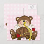 Valentijns voor kinderen feestdagenkaart (Voorkant / Achterkant)