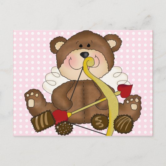 Valentijns voor kinderen feestdagenkaart (Voorkant)