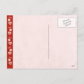 Valentijns voor kinderen feestdagenkaart (Achterkant)