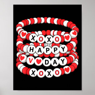 Valentijns Vriendschapsarmbanden Valentijn Vrouwen Poster