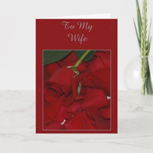 Valentijns vrouw Kaart (Voorkant)