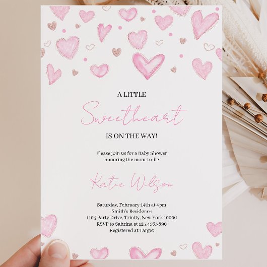 ValentijnsBaby Shower Kaart