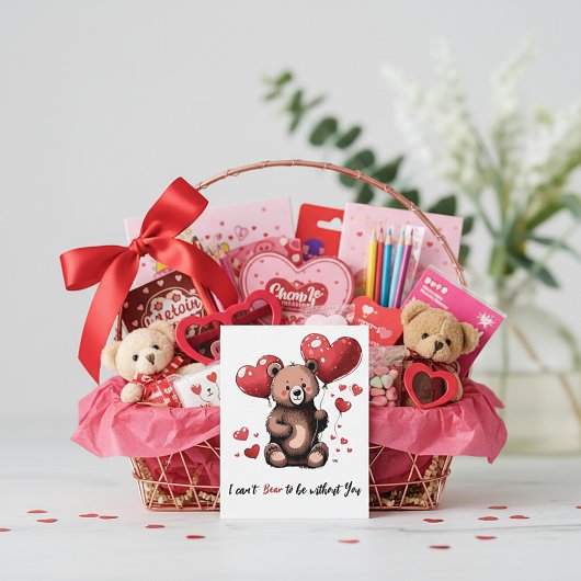 Valentijnsbeer Feestdagenkaart