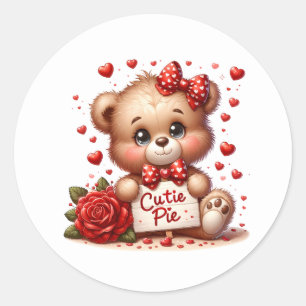 Valentijnsbeer Stickers