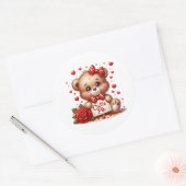 Valentijnsbeer Stickers (Envelop)