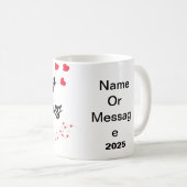 Valentijnsbeker aanpasbaar koffiemok (Voorkant rechts)