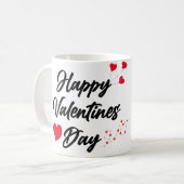 Valentijnsbeker aanpasbaar koffiemok (Voorkant links)