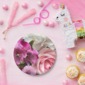 Valentijnsboeket Feest Papieren Bordje (Feest)