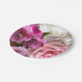 Valentijnsboeket Feest Papieren Bordje (Gekanteld)