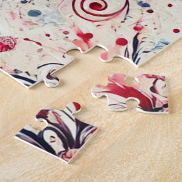 Valentijnsboeket / Roos Spatart Legpuzzel