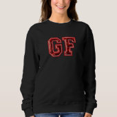 Valentijnsborduurwerk Sweatshirt (Voorkant)
