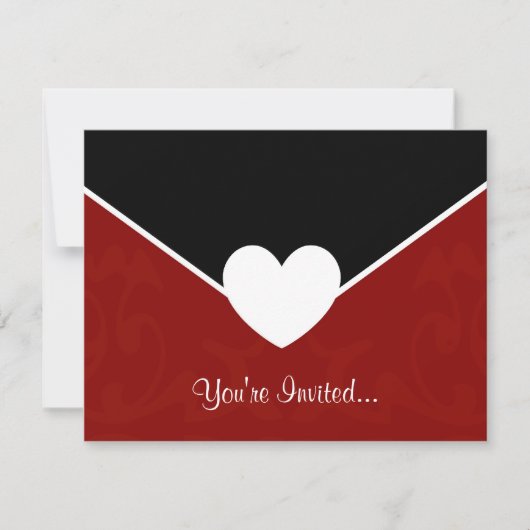 Valentijnsbriefomslag Kaart (Voorkant)