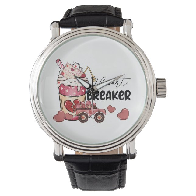 Valentijnscadeau | Hartbreker Horloge (Voorkant)