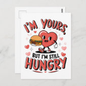 Valentijnscadeau | Ik ben van jou, maar ik heb nog Briefkaart (Voorkant / Achterkant)