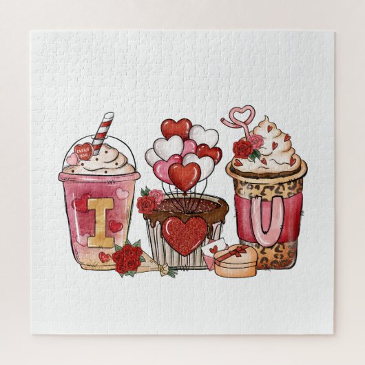 Valentijnscadeau | Ik hou van jou Legpuzzel (Verticaal)