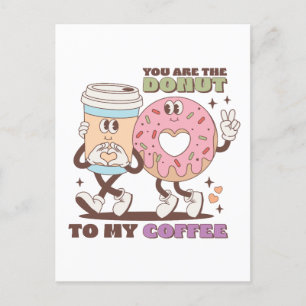 Valentijnscadeau Je Bent De Donut Voor Mijn Koffie Briefkaart