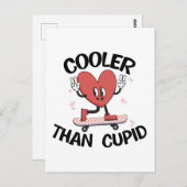 Valentijnscadeau | Koeler Dan Cupido Briefkaart (Voorkant / Achterkant)