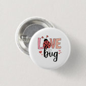 Valentijnscadeau | Liefdesfout Ronde Button 3,2 Cm (Voorkant /achterkant)