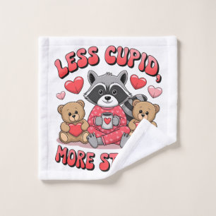 Valentijnscadeau Minder Cupido Meer Stom Washandje