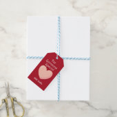Valentijnscadeautag voor iemand speciaal cadeaulabel (Met Touw)