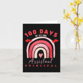 Valentijnsdag 100 dagen school assistent-directeur kaart (Gele Bloem)