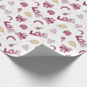 Valentijnsdag 14 februari cadeaupapier (Hoek)