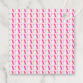 Valentijnsdag 1e verjaardag Hugs & Kisses (XOXO) Bedankjes Labels (Achterkant)