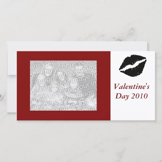 Valentijnsdag 2010 Fotokaart Feestdagenkaart (Voorkant)