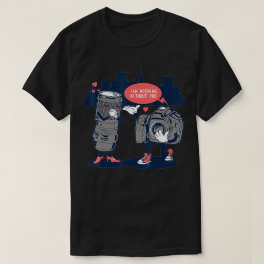 Valentijnsdag 2021 voor fotografen t-shirt (Design voorkant)