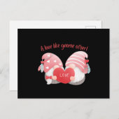 Valentijnsdag 2023 Ideeën Cute Feestdagenkaart (Voorkant / Achterkant)