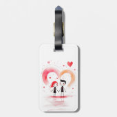 Valentijnsdag 2025 bagagelabel (Achterkant verticaal)