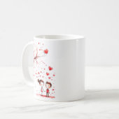 Valentijnsdag 2025 koffiemok (Voorkant links)