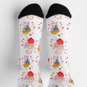 Valentijnsdag 2025: Schattigee en speelse engelen Sokken (Top)