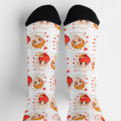 Valentijnsdag 2025: Schattigee en speelse engelen  Sokken (Top)